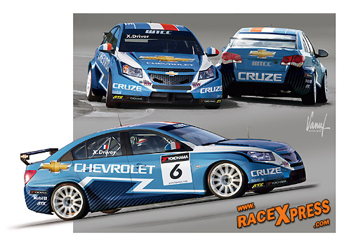 Nieuwe livery Chevrolet Cruze + FOTO